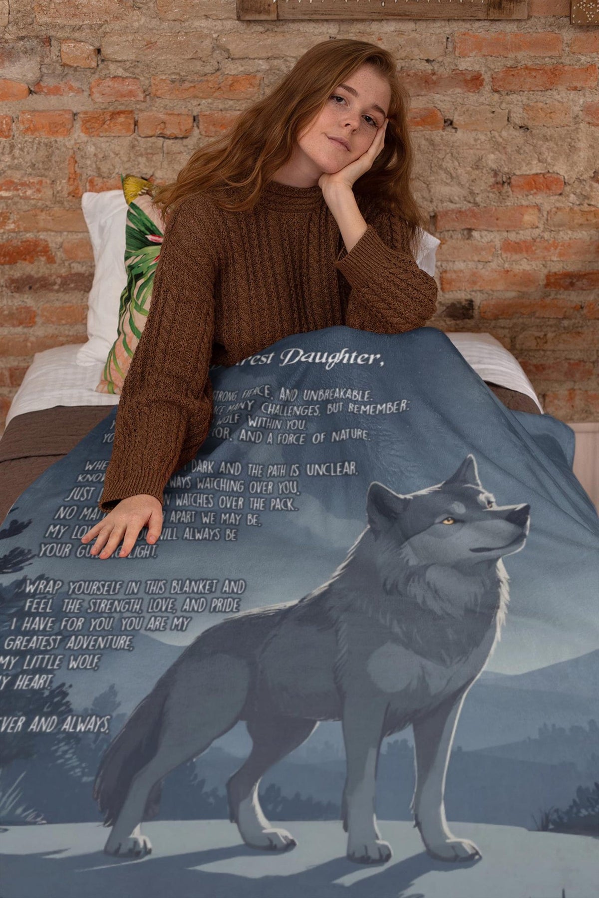 Special Gift For Your Daughter Blanket - From Dad (SKUB06-90)