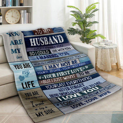 Perfect Gift Blanket For My Husband From Wife