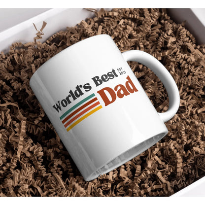 TO THE BEST DAD EST 2025 MUG - GIFT FROM DAUGHTER