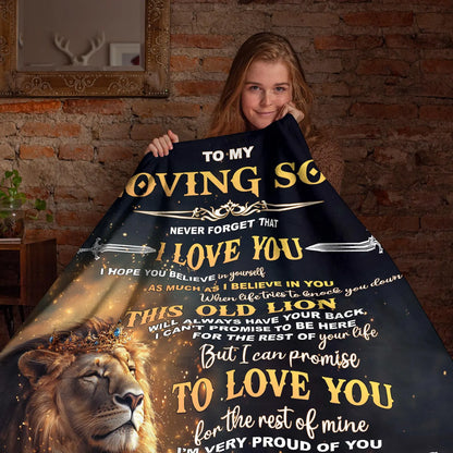 Special Gift For Your Son Blanket - From Dad