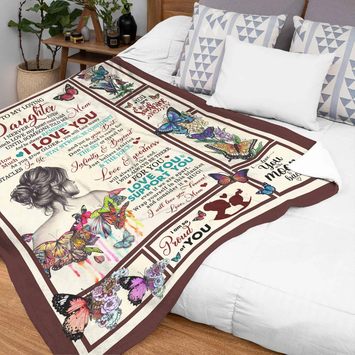 Special Daughter Gift Blanket - From Mom
