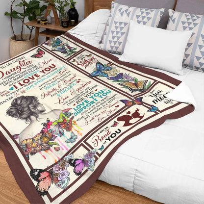Special Daughter Gift Blanket - From Mom