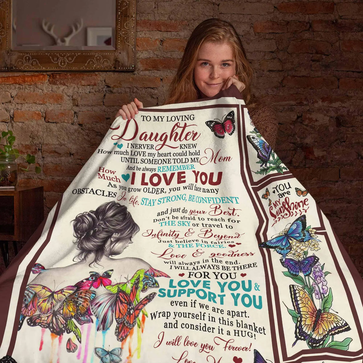Special Daughter Gift Blanket - From Mom