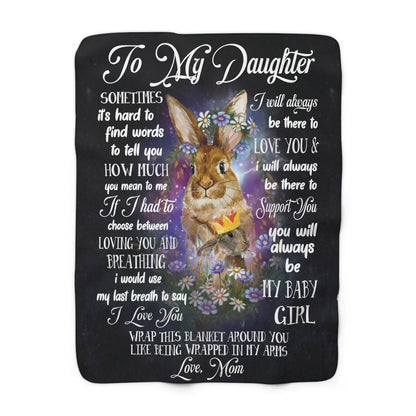 Special Gift For Your Daughter Blanket - From Mom Blanket