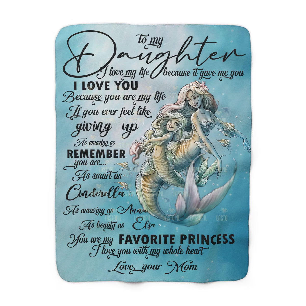 Special Gift For Your Daughter Blanket - From Mom
