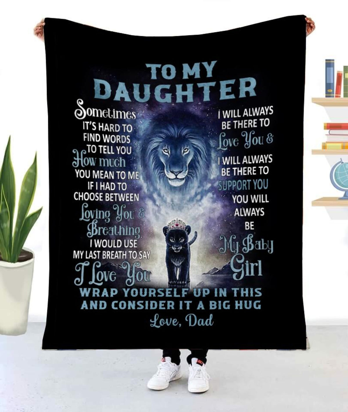 Special Gift For Your Daughter Blanket - From Dad (SKUB10-91)