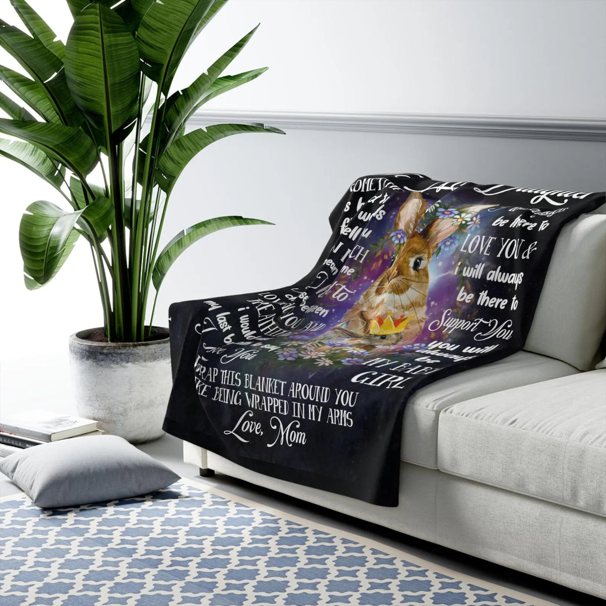Special Gift For Your Daughter Blanket - From Mom Blanket
