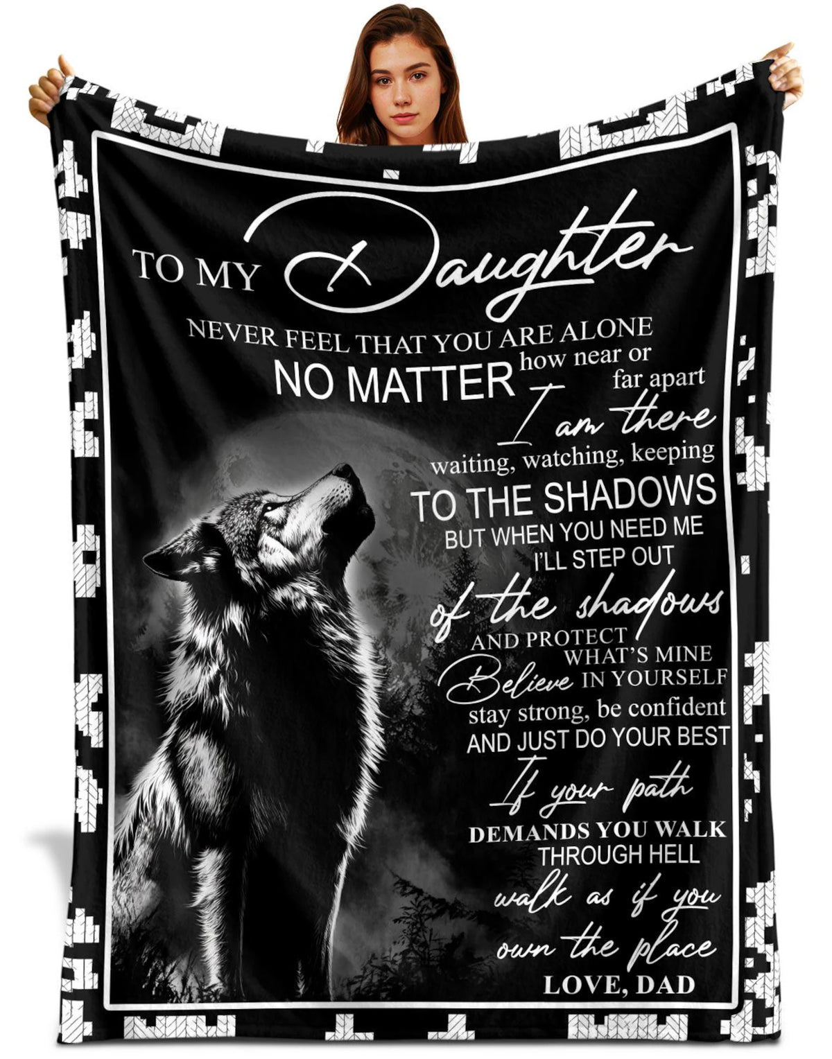 Special For Beautiful Daughter Gift Blanket - From Dad