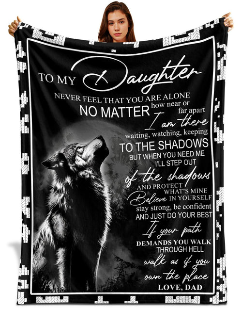 Special For Beautiful Daughter Gift Blanket - From Dad