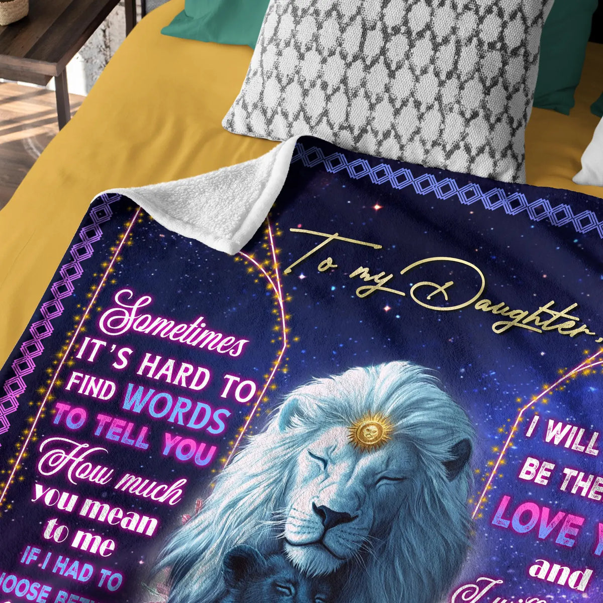 Special For Beautiful Daughter Gift Blanket - From Dad