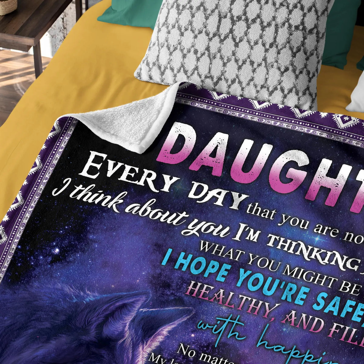 Special For Beautiful Daughter Gift Blanket - From Dad