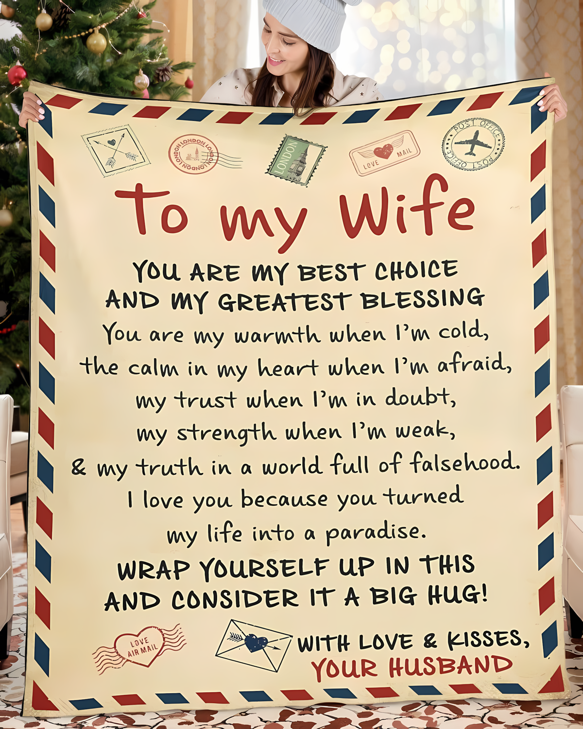 Special Wife Gift Blanket - From Husband (SKUB12-44)
