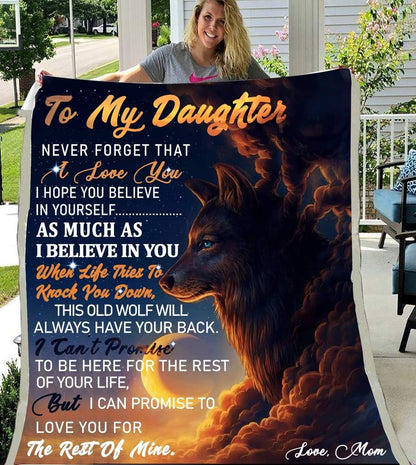 Special Gift For Your Daughter Blanket - From Mom