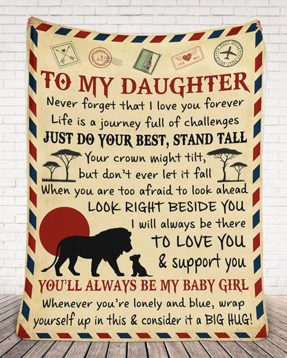 Special Daughter Gift Blanket - From Mom