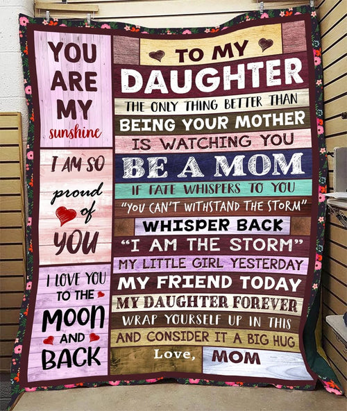 Special Mom Gift Blanket - From Daughter
