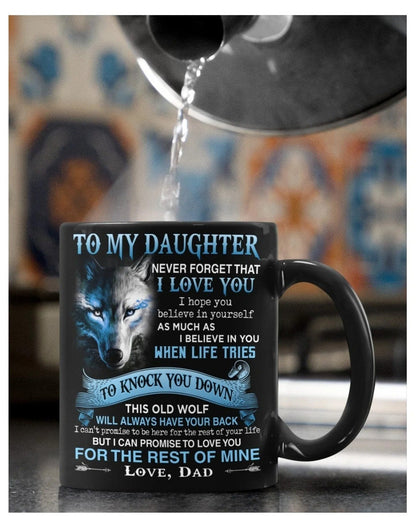 TO DAUGHTER MUG 02 - GIFT FROM DAD