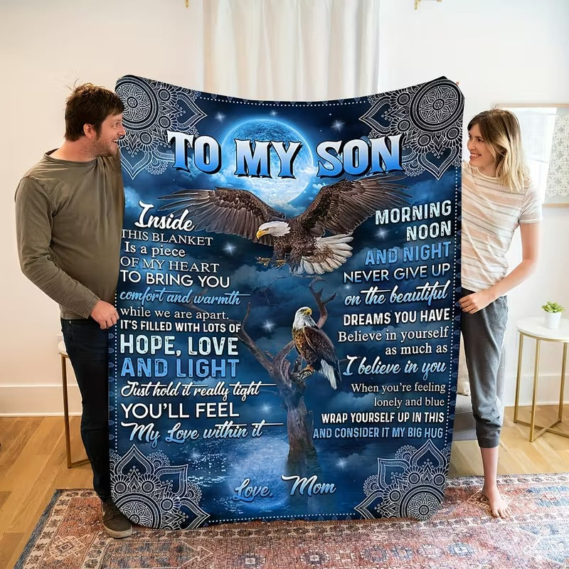 Special Gift For Your Son Blanket - From Mom (SKUB11-59)