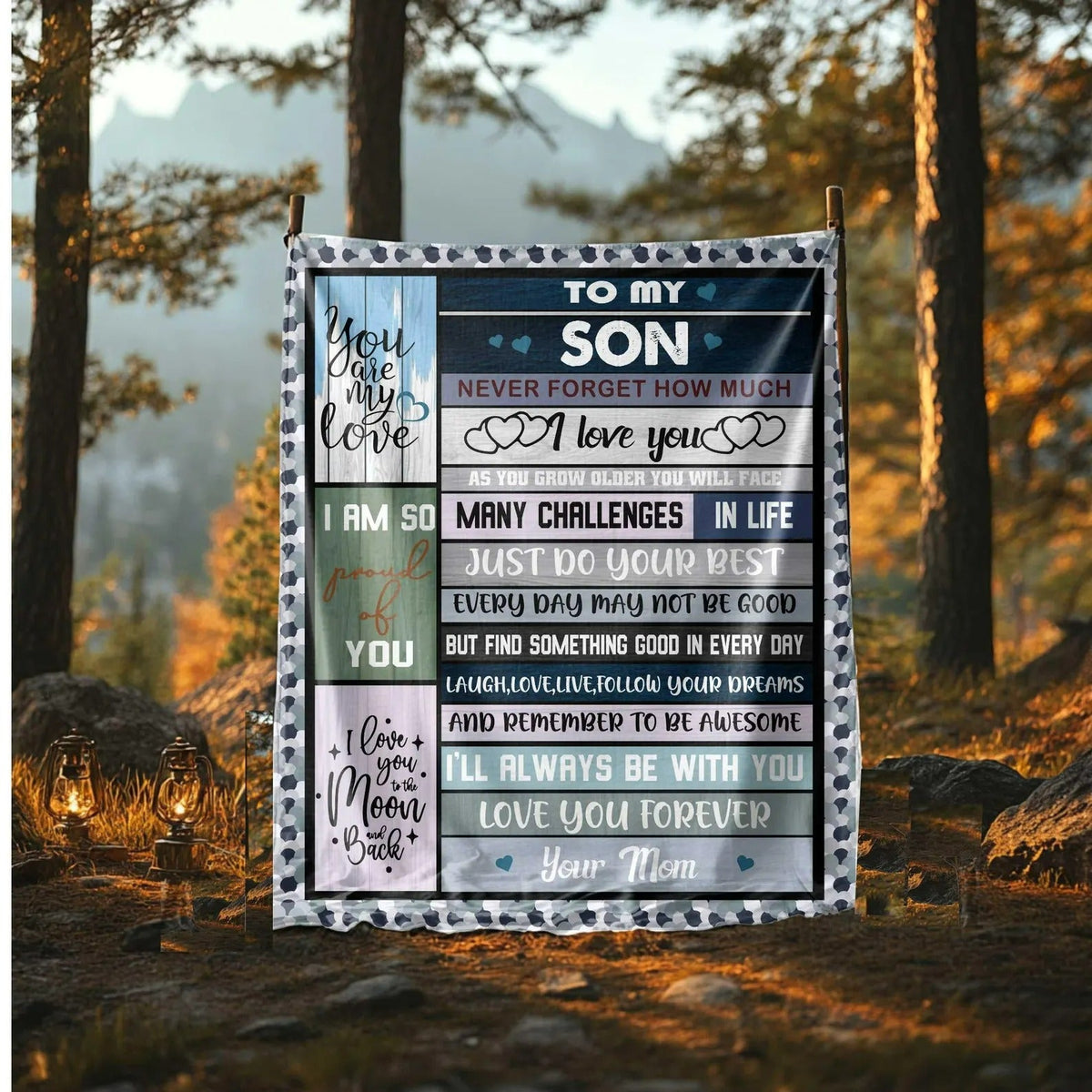 Special Gift For Your Son Blanket - From Mom