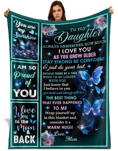 Special Gift For Your Daughter Blanket - From Mom