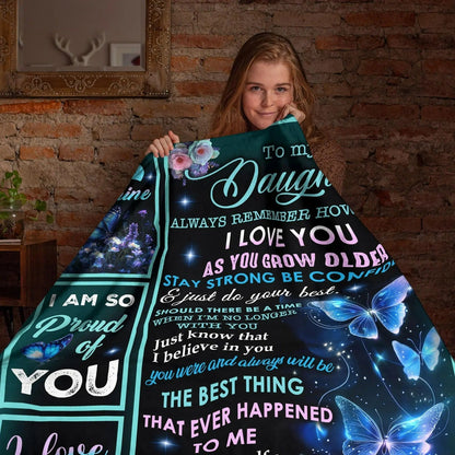 Special Gift For Your Daughter Blanket - From Mom