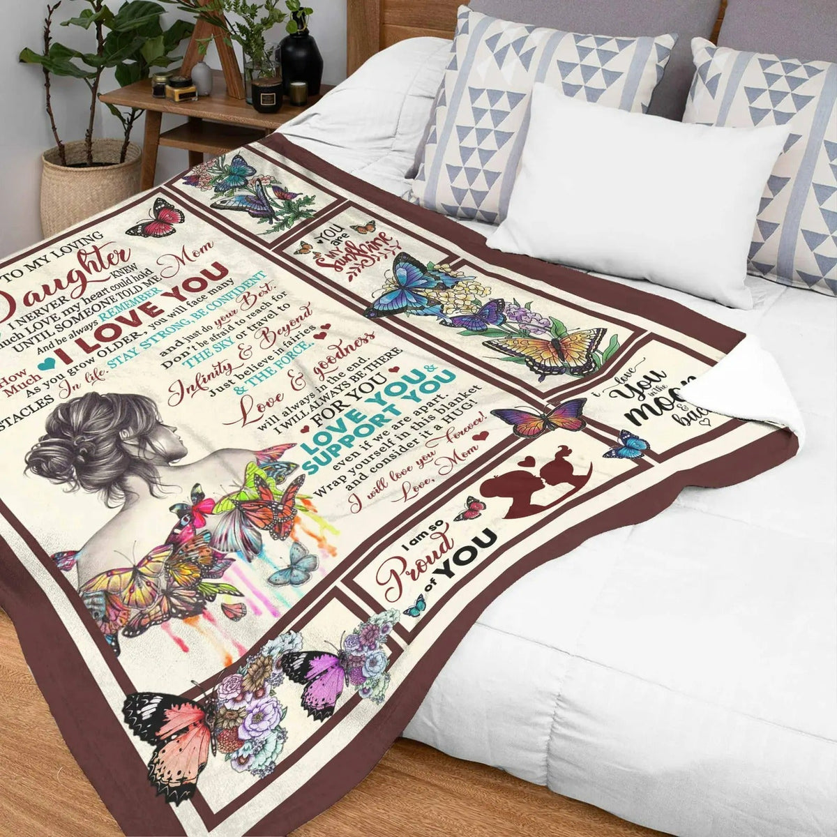Special Gift For Your Daughter Blanket - From Mom