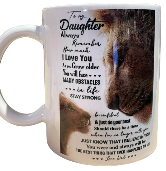 TO DAUGHTER MUG 00 - GIFT FROM DAD