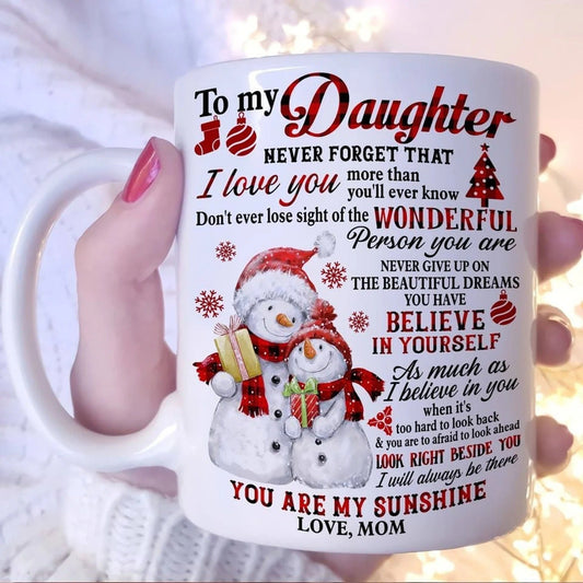 TO DAUGHTER MUG 01 - GIFT FROM MOM