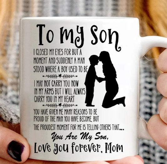TO SON MUG 01 - GIFT FROM MOM