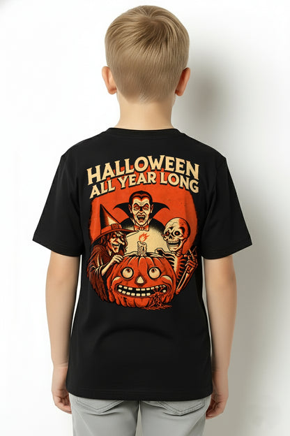 HALLOWEN ALL YEAR LONG T-SHIRT - FROM WOMAN/MAN/CHILD - TRNN00 (SKU2609-274)