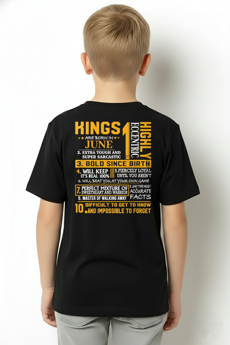 JUNE KING  – Extra Tough, Fiercely Loyal & Built Different Since Birth - T Shirt For Strongman - TRNN06 (SKU2602-133-06)