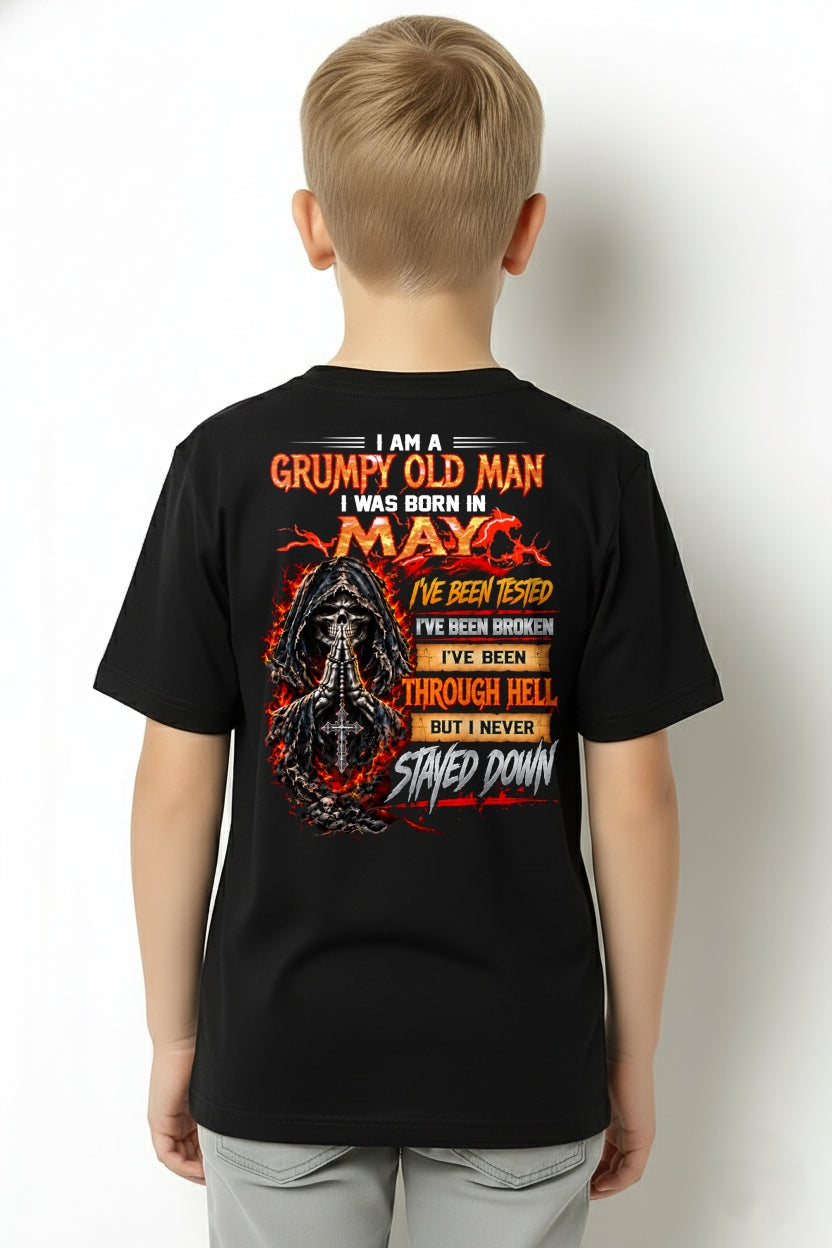 MAY - I Am a Grumpy Old Man - T Shirt For Strongman - TRNN05 (SKU2609-372-05)