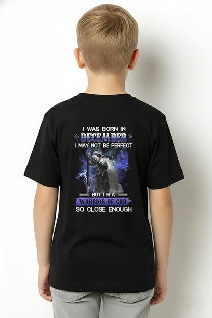 DECEMBER MAN - I MAY NOT BE PERFECT BUT I AM A WARRIOR OF GOD  - TRNN12 (SKU26T-01128-12)