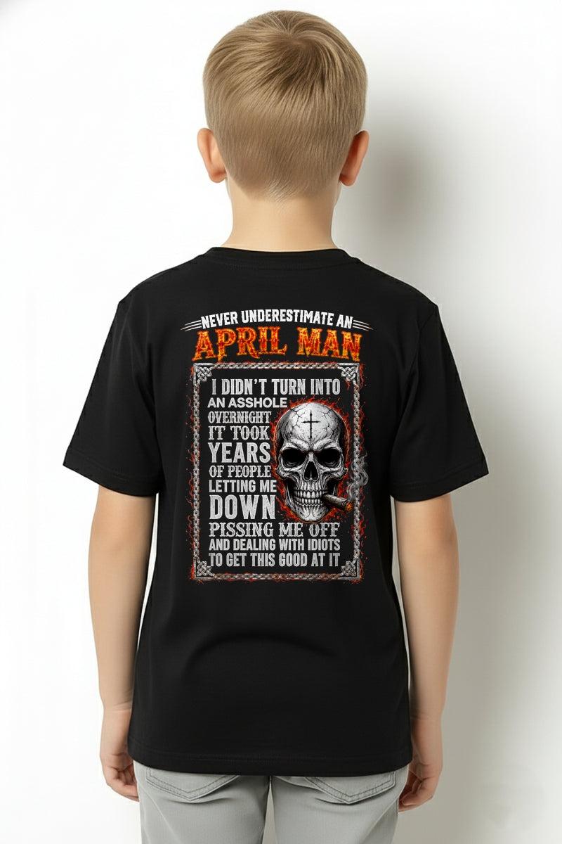 APRIL - GRUMPY MAN - T Shirt For Strongman - TRNN04 (SKU2606-383-04)