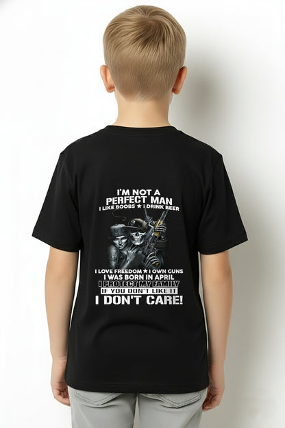 APRIL - I'M NOT A PERFECT MAN BUT I PROTECT MY FAMILY - TRNN04 (SKU26T-0193-04)