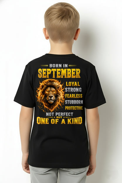SEPTEMBER GUY - NOT PERFECT BUT ONE OF A KIND - T SHIRT FOR STRONGMAN - TRNN09 (SKU2608-34-09)