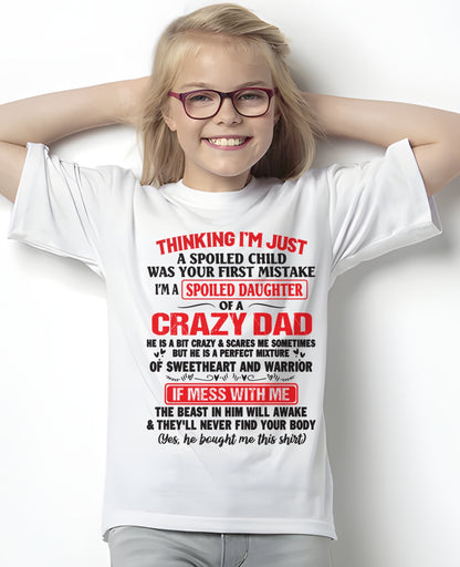 T SHIRT 2025 For Your Daughter From Dad - TRNN00 (SKU12-04-00)