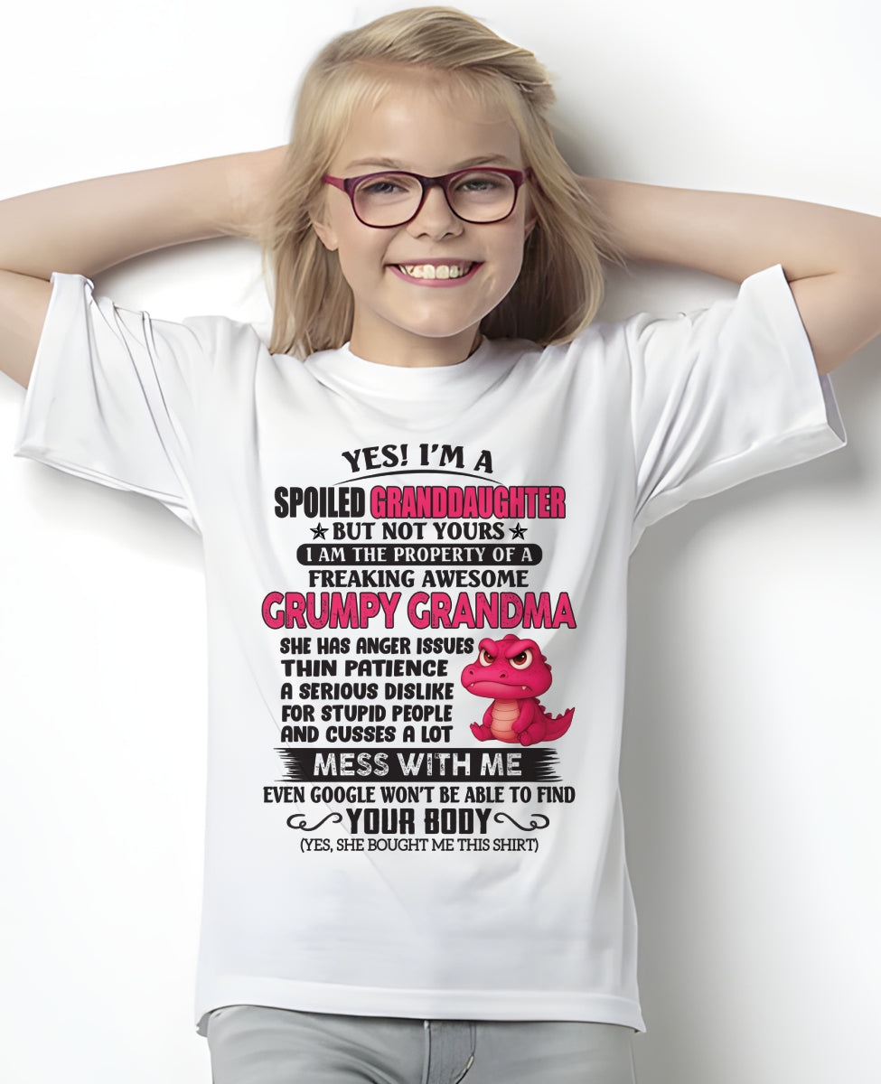 YES, I'M A SPOILED GRANDDAUGHTER - GIFT FROM GRANDMA FOR GRANDDAUGHTER - TRNN00 (SKU09-96-00)