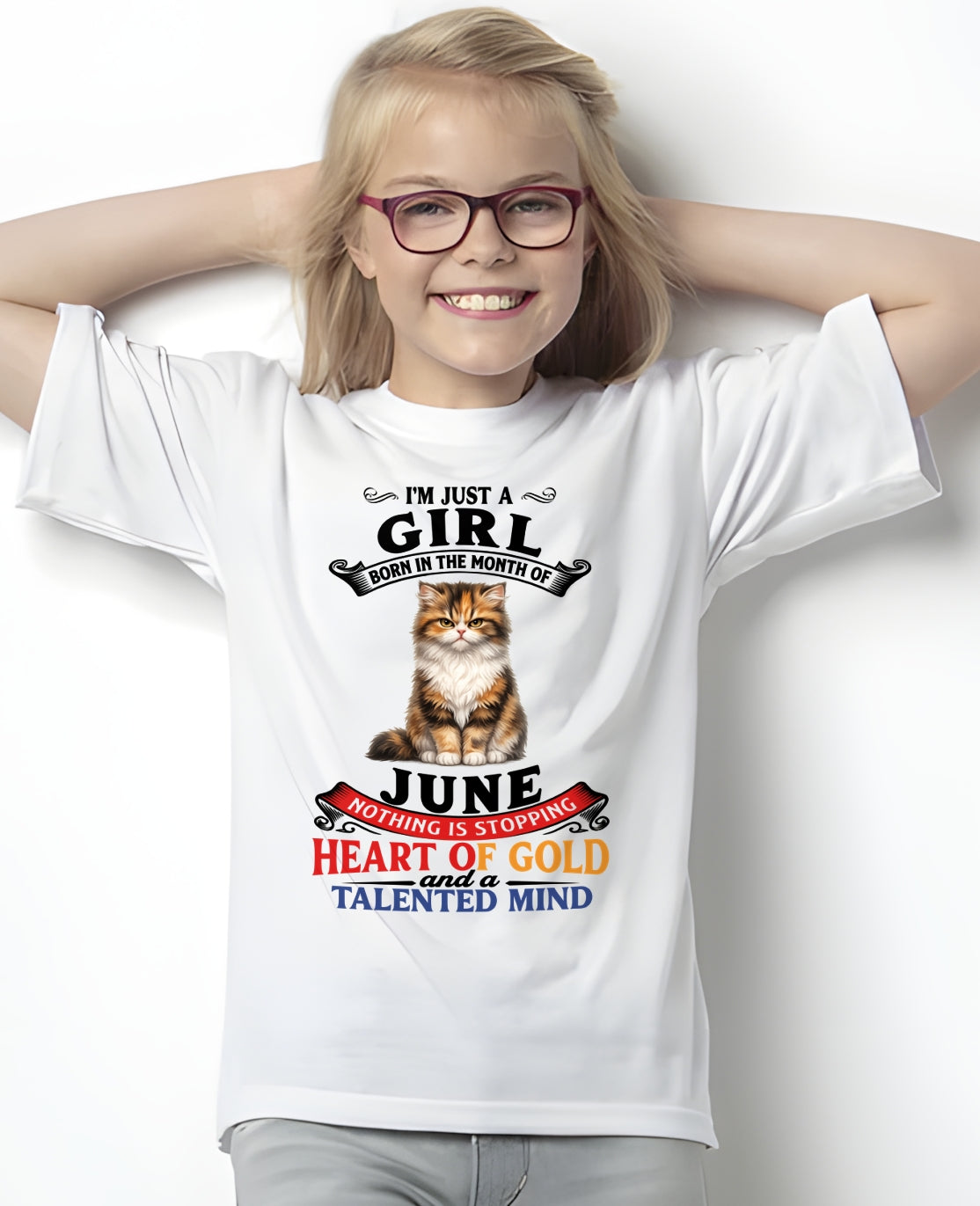 JUNE - NOTHING IS STOPPING THIS FLAMING SOUL - Birthday T Shirt For Woman - TRNN06 (SKU2605-74-06)