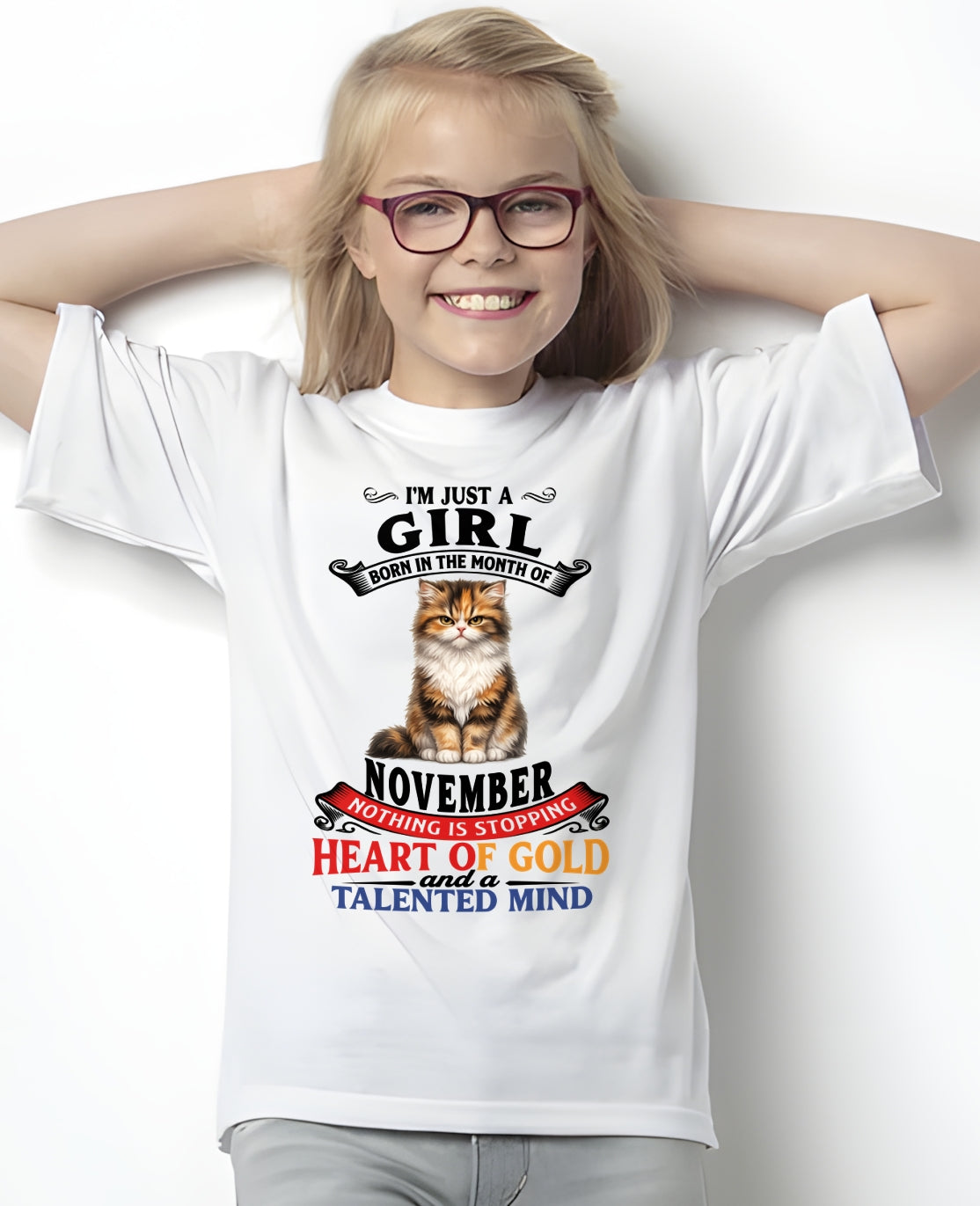 NOVEMBER - NOTHING IS STOPPING THIS FLAMING SOUL - Birthday T Shirt For Woman - TRNN11 (SKU2605-74-11)