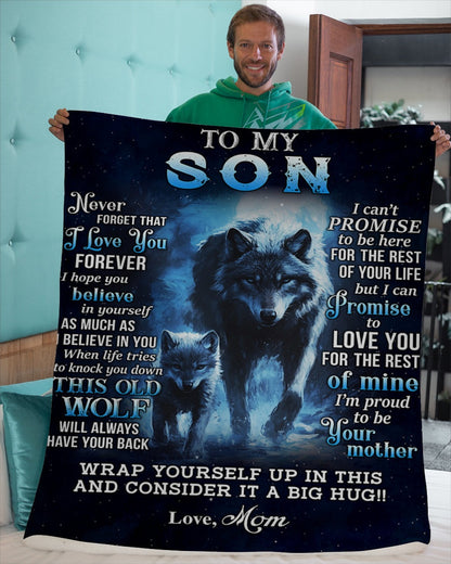 Special Gift For Your Son Blanket - From Mom