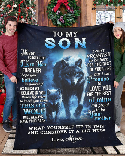Special Gift For Your Son Blanket - From Mom (SKUB11-115)