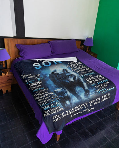 Special Gift For Your Son Blanket - From Mom (SKUB11-115)