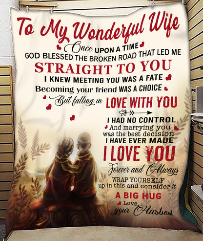 Special For Beautiful Wife Gift Blanket - From Husband (SKU26B-0194)