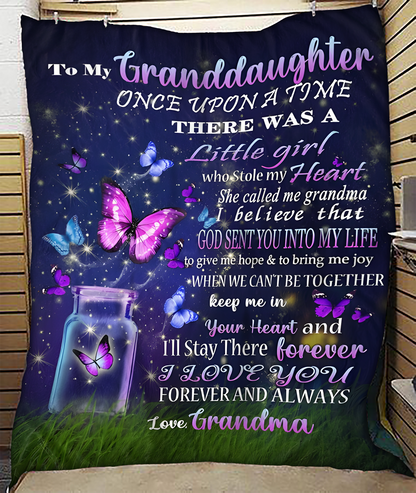 BLANKET FOR GRANDDAUGHTER – COMFORT & WARMTH GIFT NTTD00