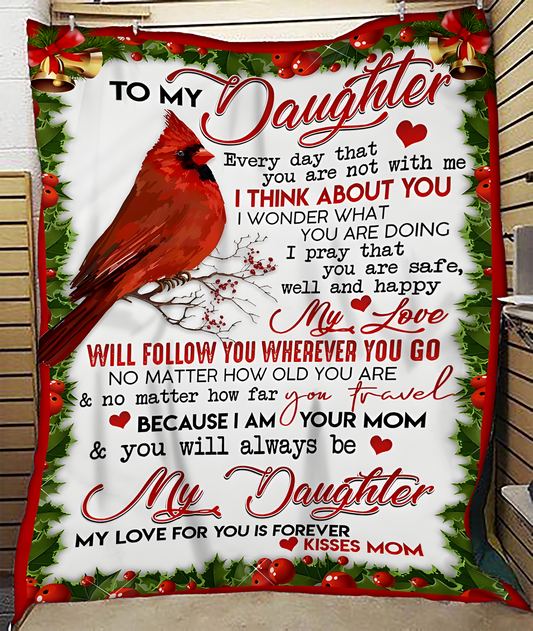 BLANKET FOR DAUGHTER FROM MOM – XMAS GIFT (SKUB-CHRISTMAS4)