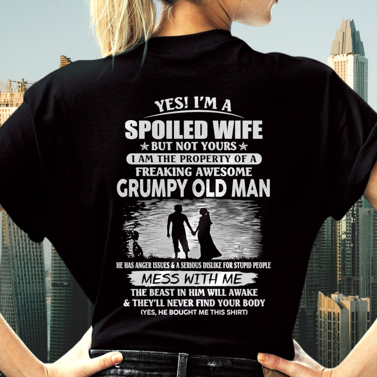 YES! I'M A SPOILED WIFE BUT NOT YOURS - FROM HUSBAND - TRNN00 (SKU2607-97-00)