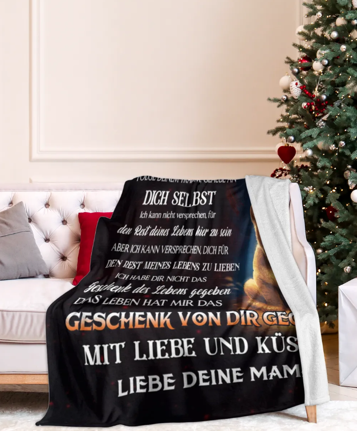 Besonderes Geschenk für deine Tochter – Decke von Mama