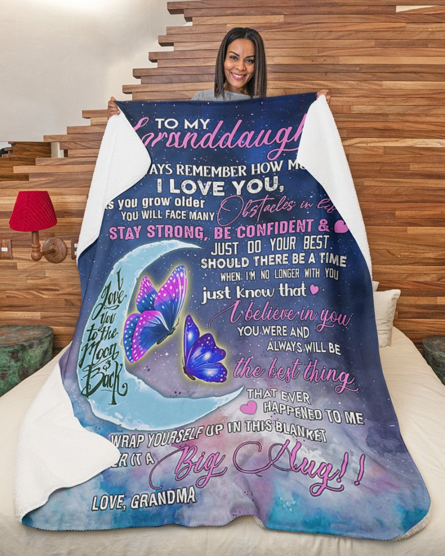 Special Gift For Your Granddaughter Blanket - From Grandma