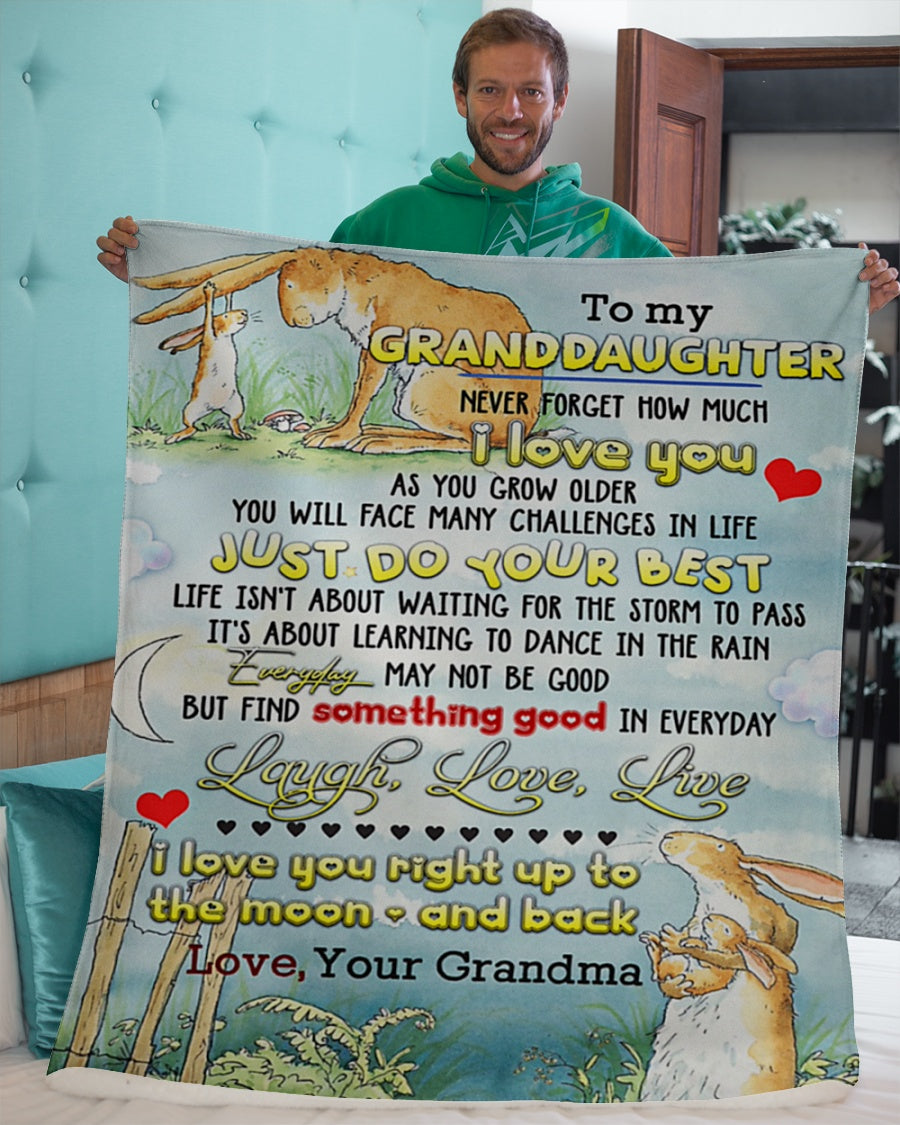Special Gift For Your Granddaughter Blanket - From Grandma