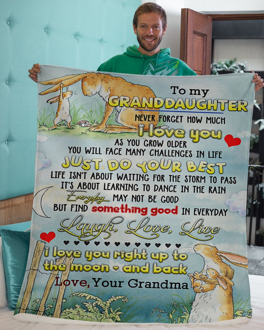 Special Gift For Your Granddaughter Blanket - From Grandma